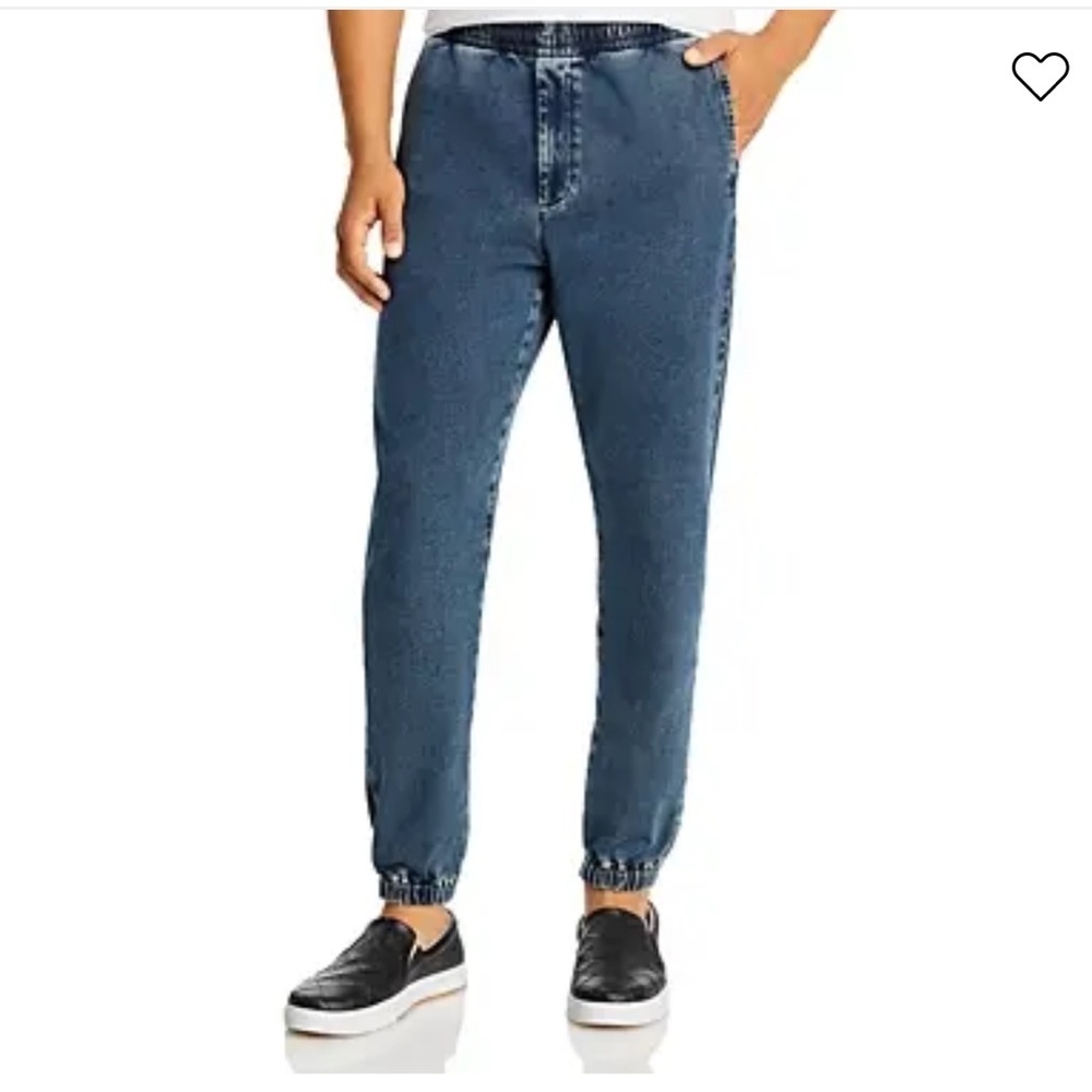 Rag & Bone prospect denim joggers in loopback denim size XXL